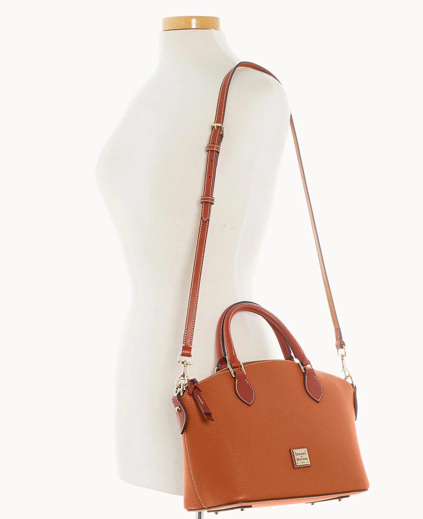Pebble Grain Geena Satchel