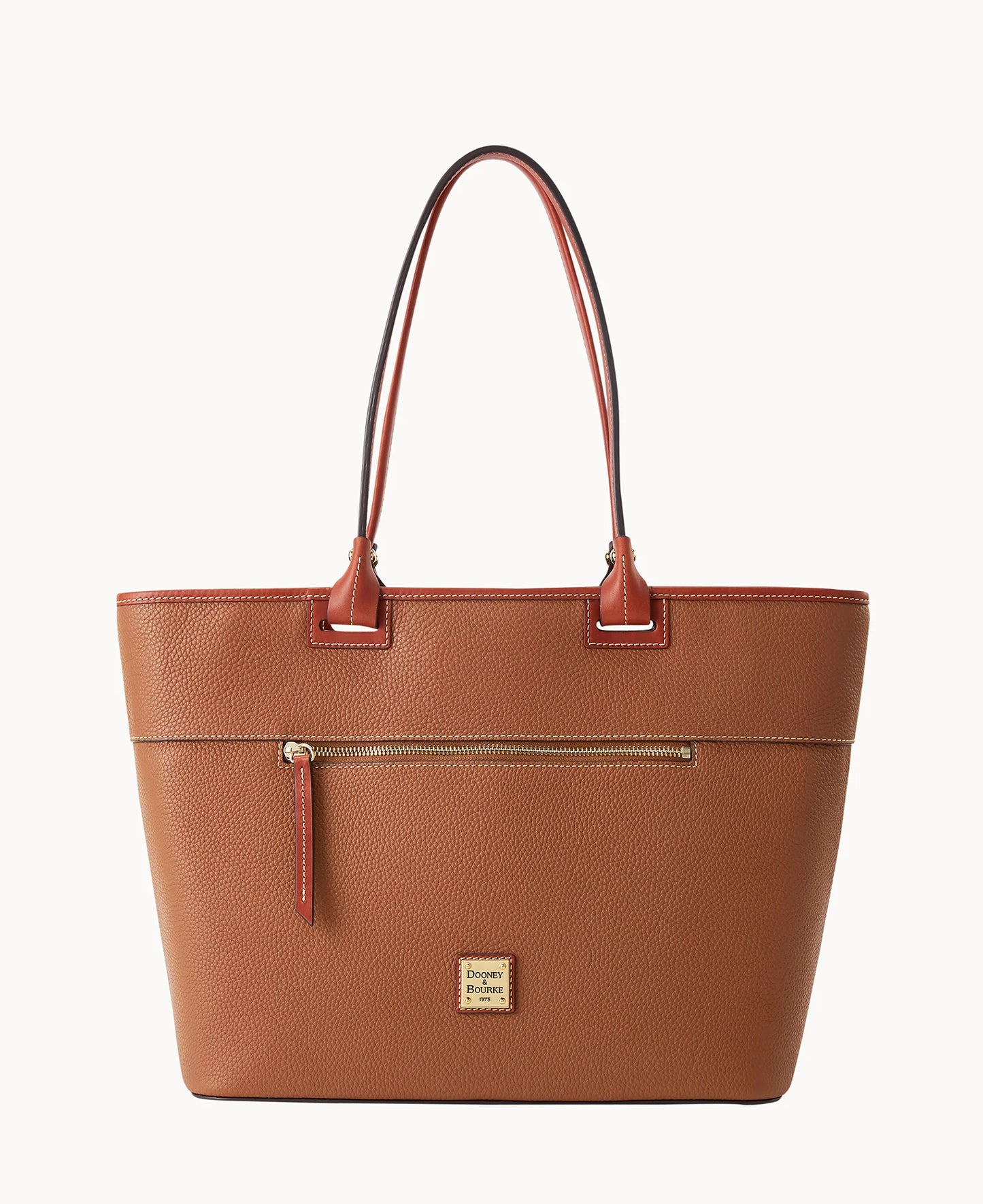 Pebble Grain Large Zip Tote