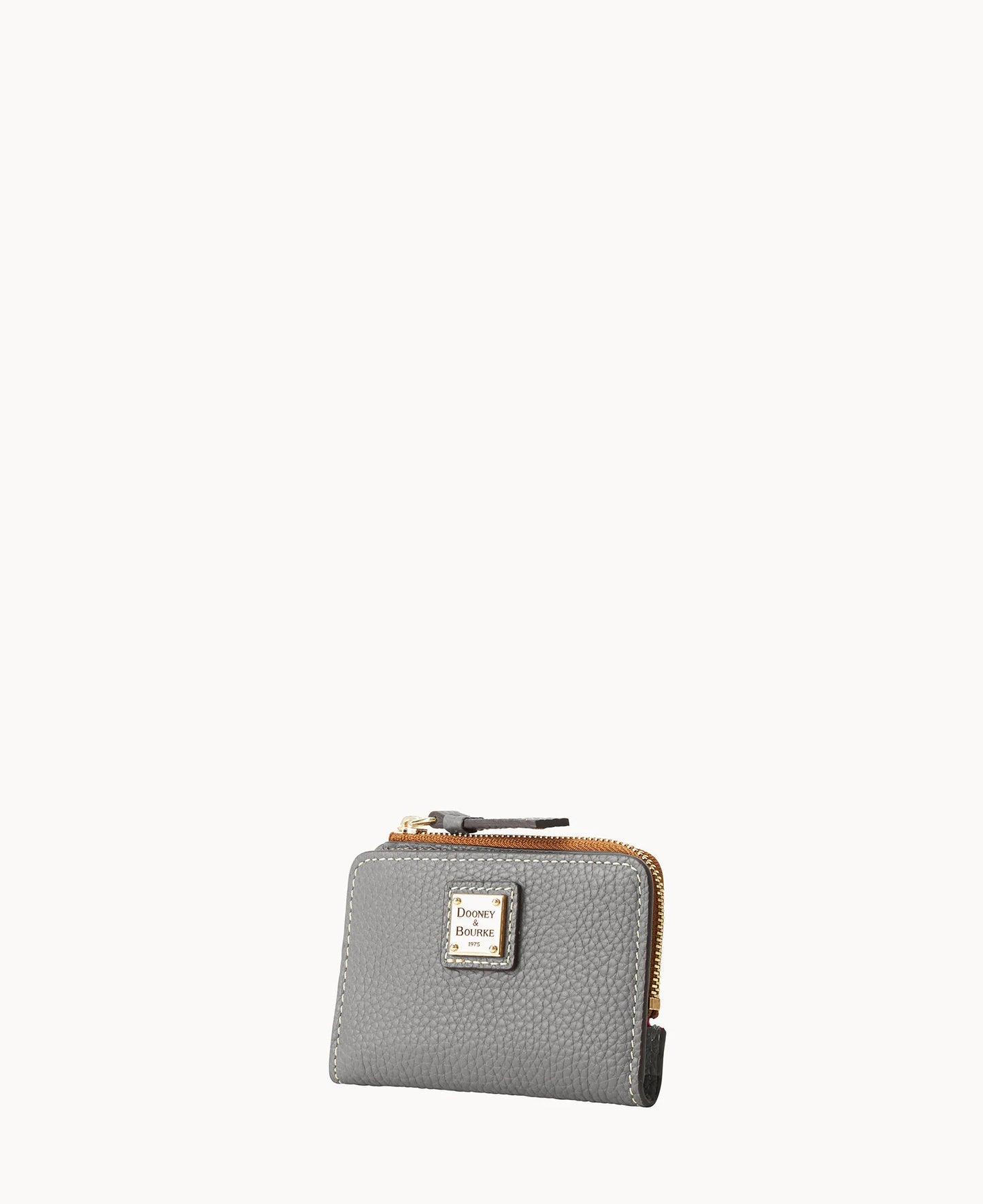 Pebble Grain Zip Credit Card Wallet 12