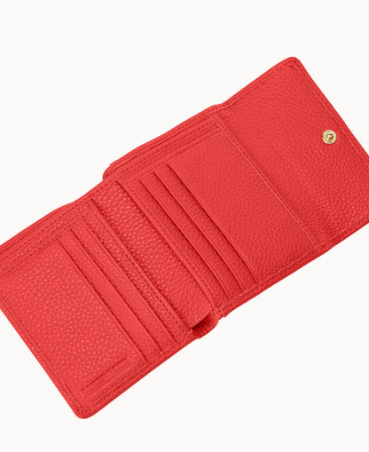 Pebble Grain Small Flap Wallet