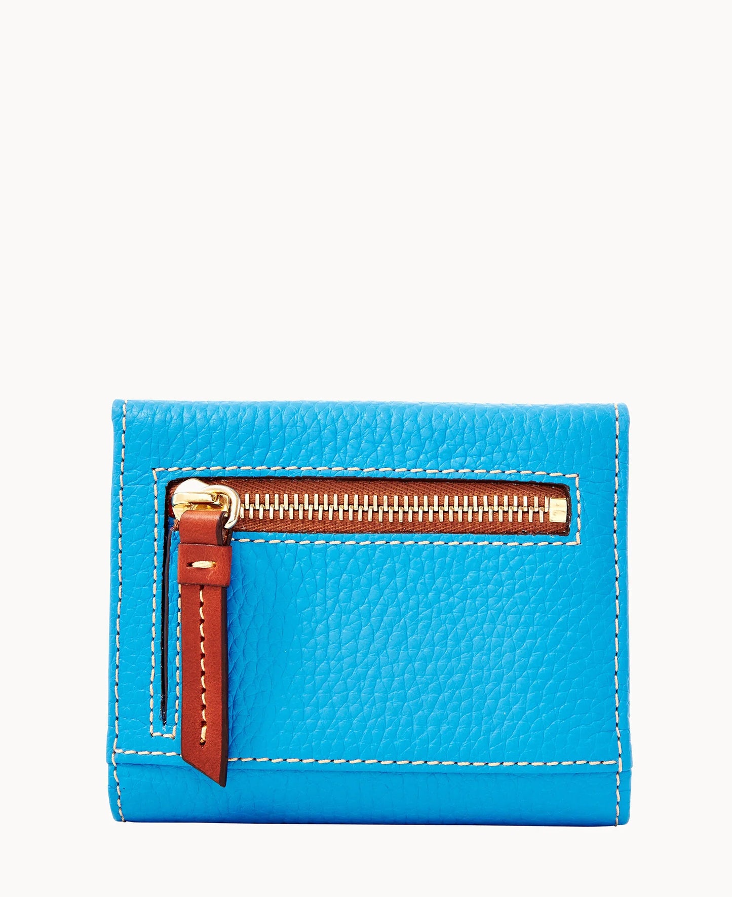 Pebble Grain Small Flap Wallet
