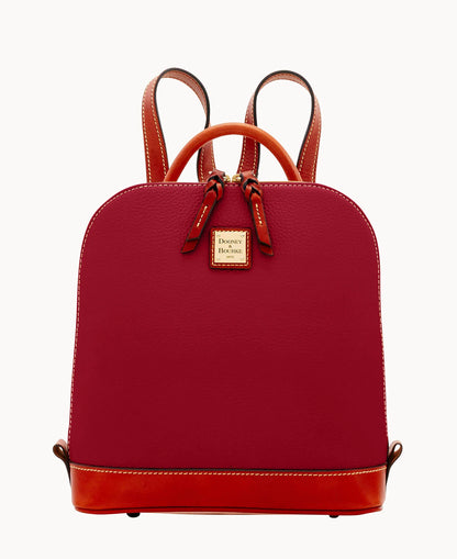 Pebble Grain Zip Pod Backpack
