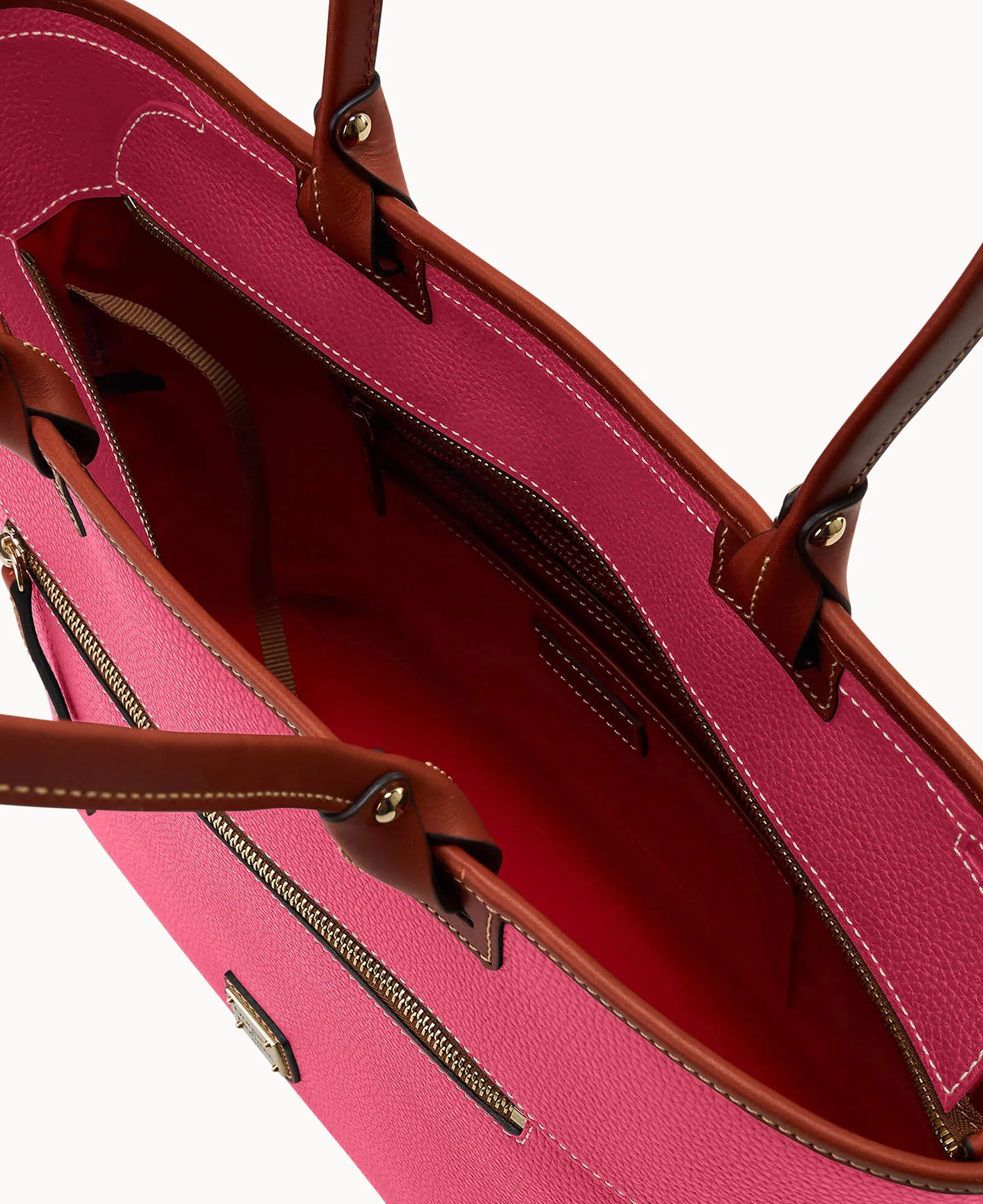 Pebble Grain Large Zip Tote