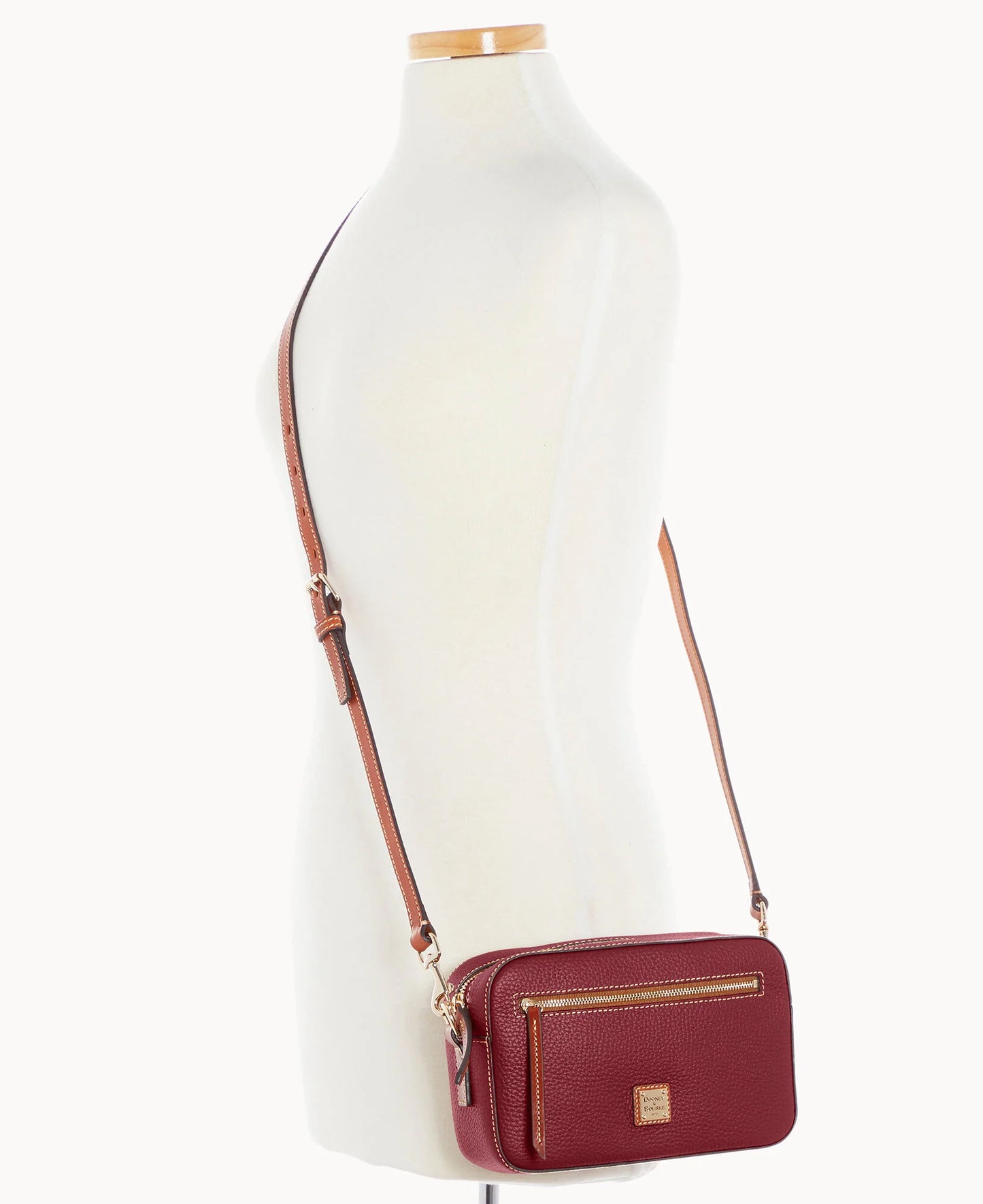 Pebble Grain Camera Zip Crossbody