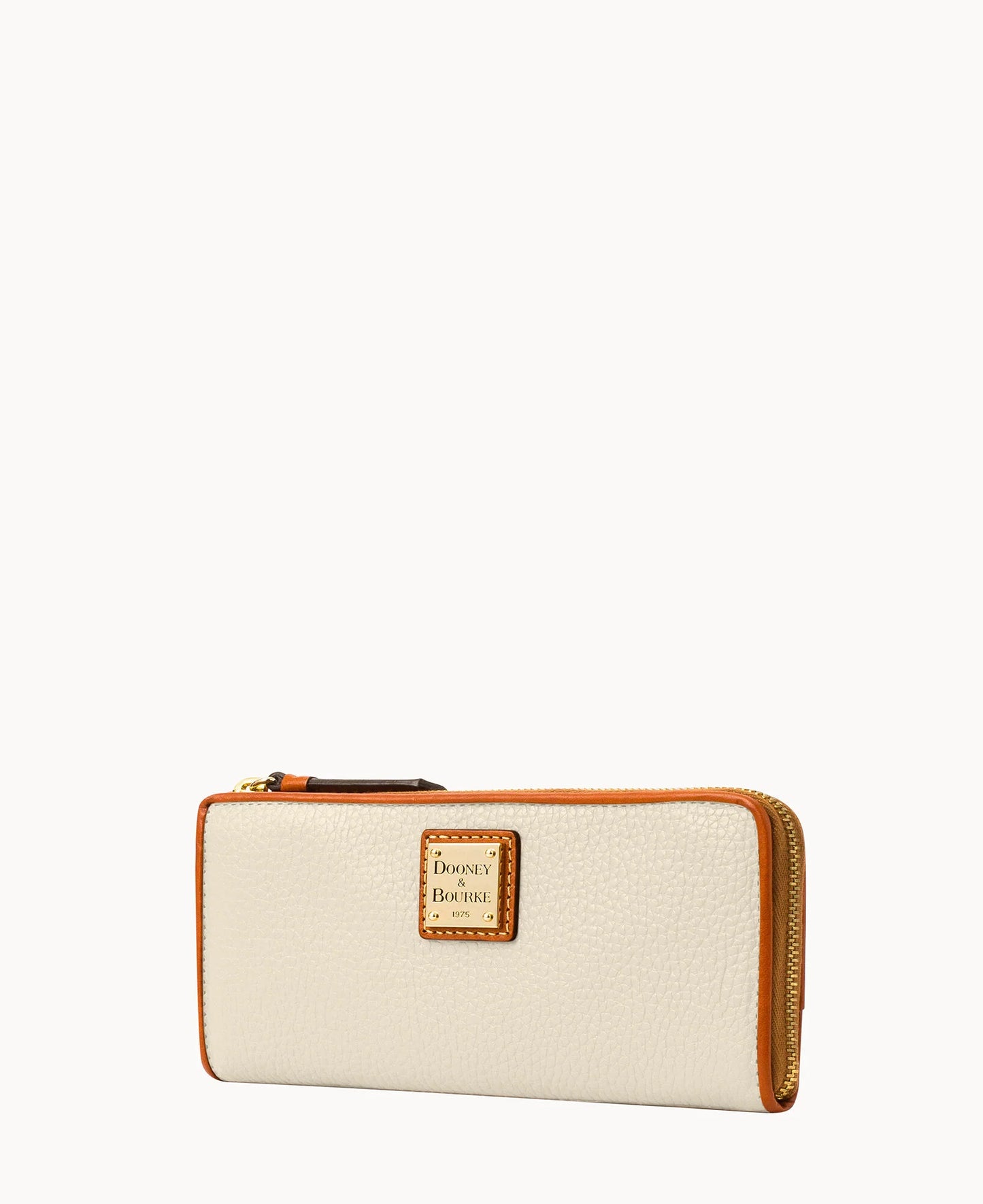 Pebble Grain Zip Clutch