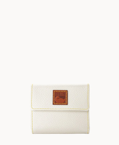 Pebble Grain Small Flap Wallet