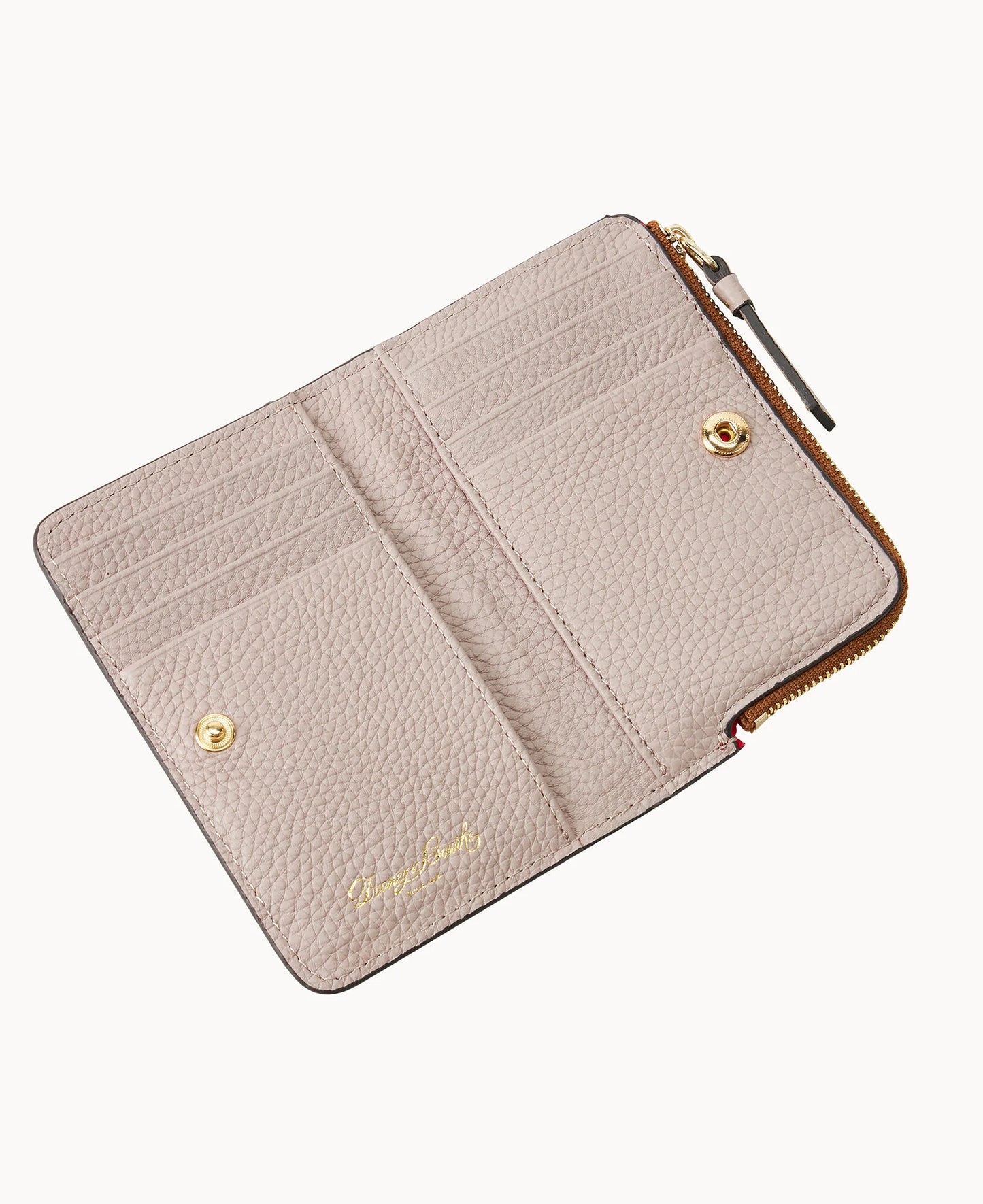 Pebble Grain Zip Credit Card Wallet 14