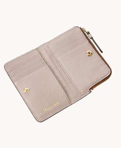 Pebble Grain Zip Credit Card Wallet 14