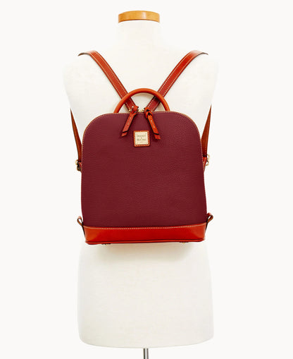 Pebble Grain Zip Pod Backpack