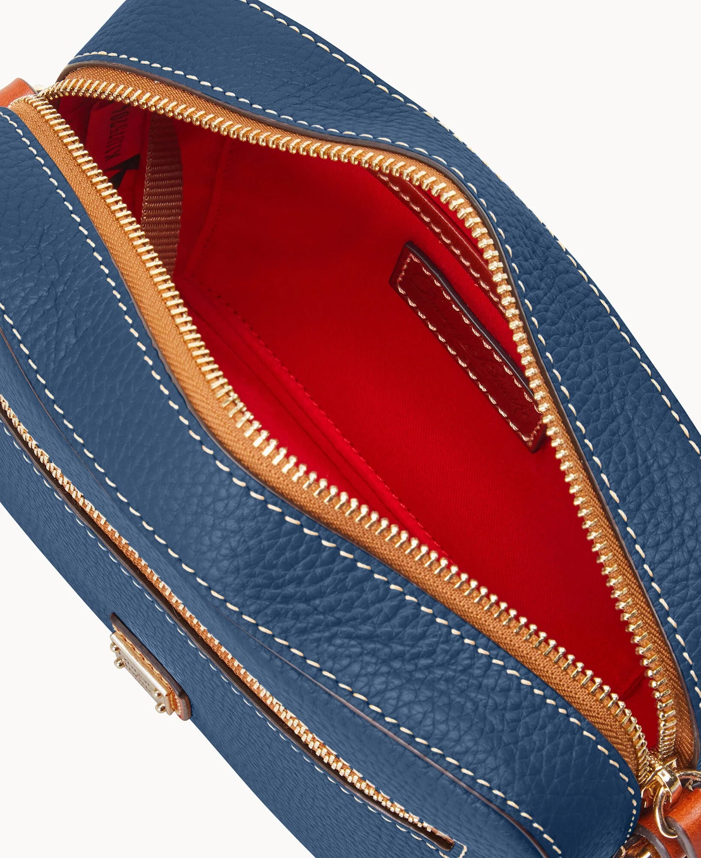 Pebble Grain Camera Zip Crossbody