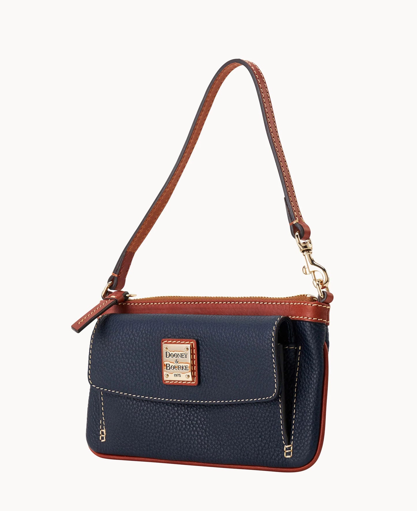 Pebble Grain Pocket Wristlet