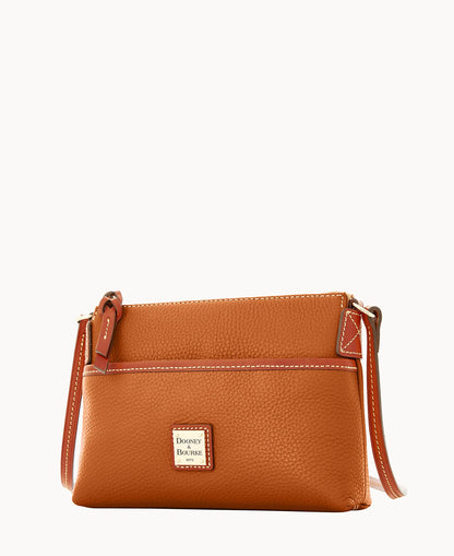 Pebble Grain Ginger Crossbody