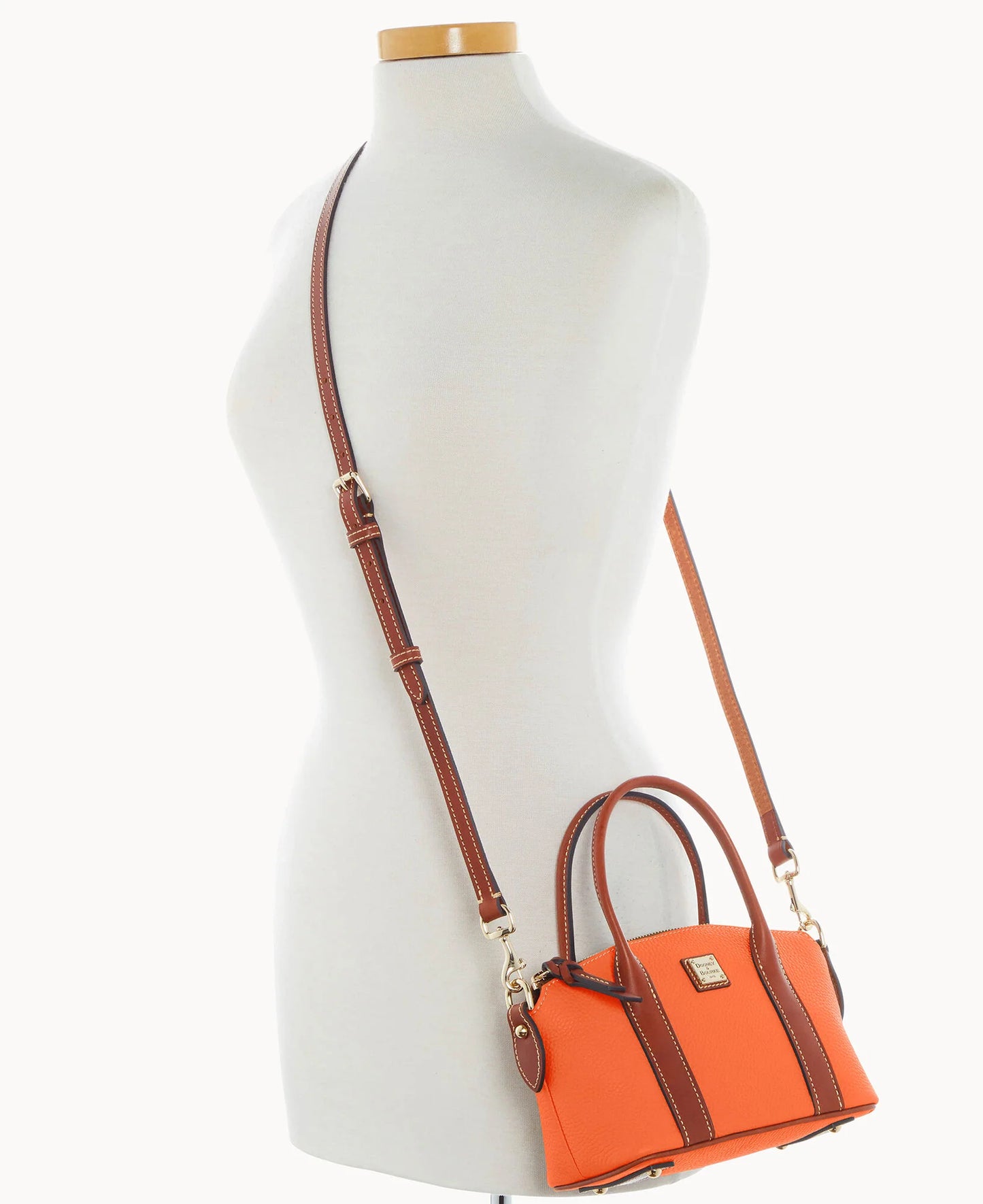 Pebble Grain Small Madeline Satchel