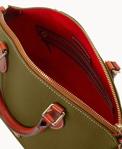 Pebble Grain Geena Satchel