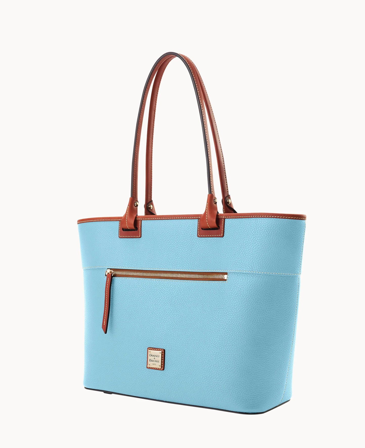 Pebble Grain Large Zip Tote