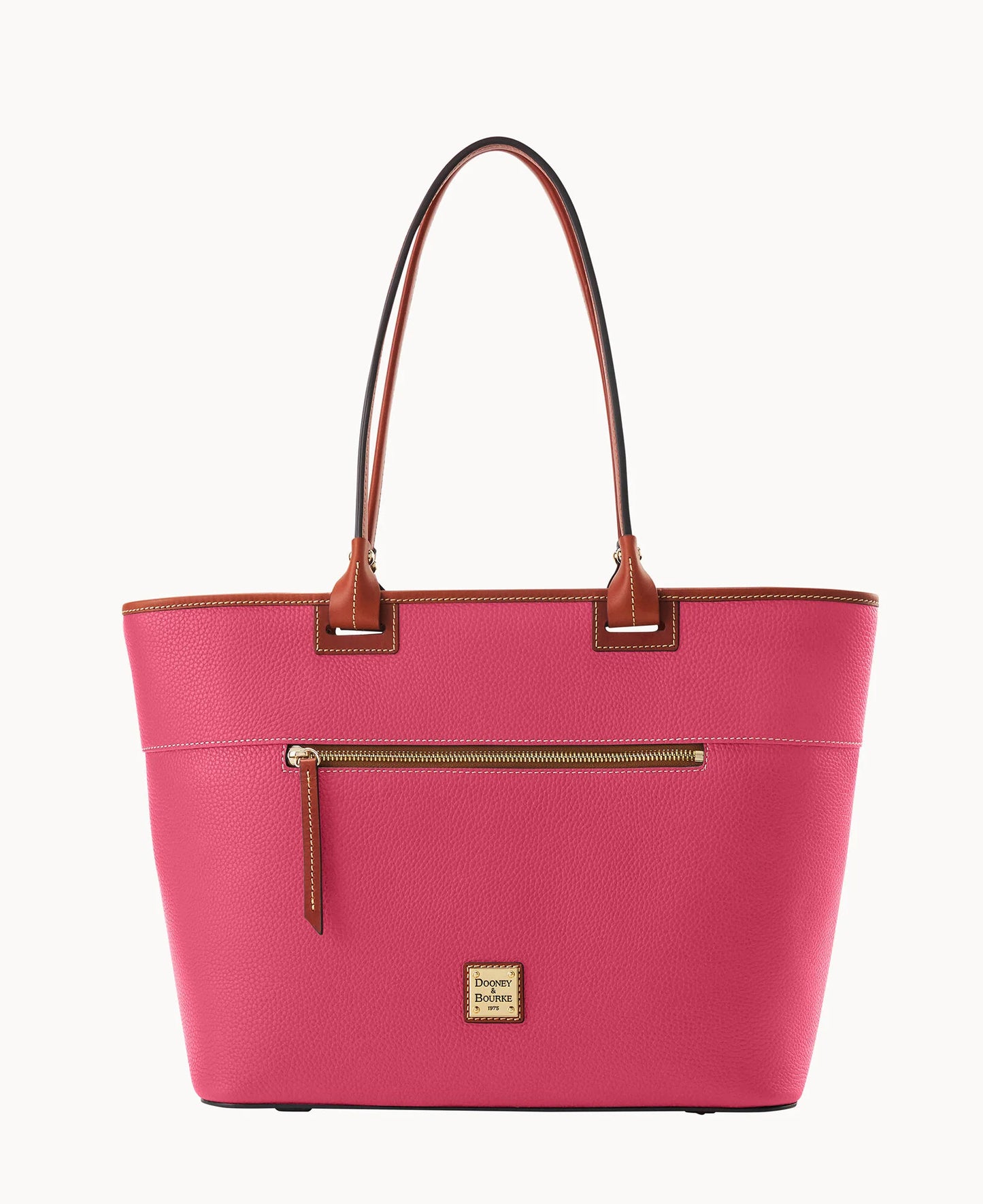 Pebble Grain Large Zip Tote