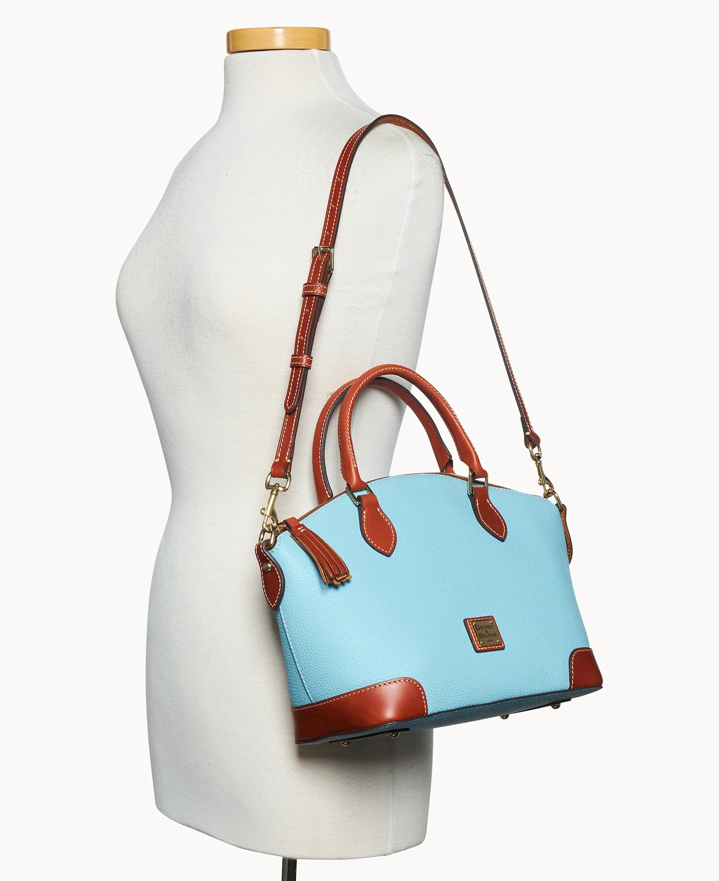 Pebble Grain Geena Satchel