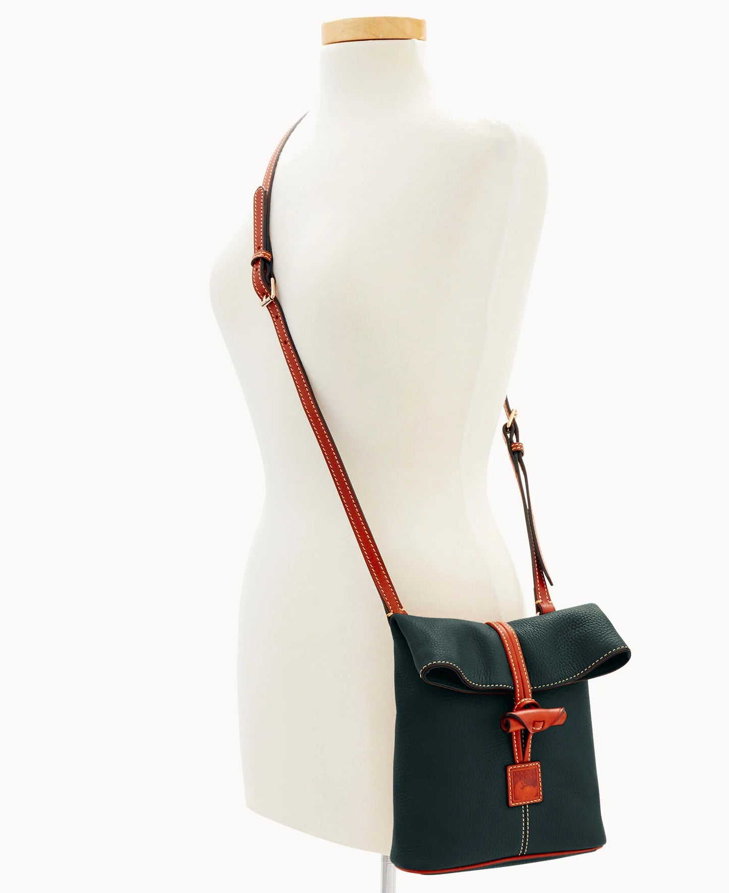 Pebble Grain Toggle Crossbody