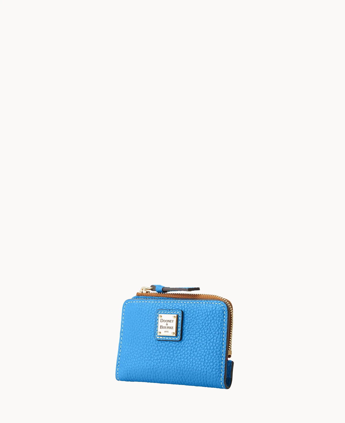 Pebble Grain Zip Credit Card Wallet 12