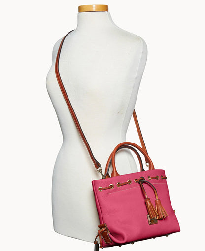 Pebble Grain Tassel Tote