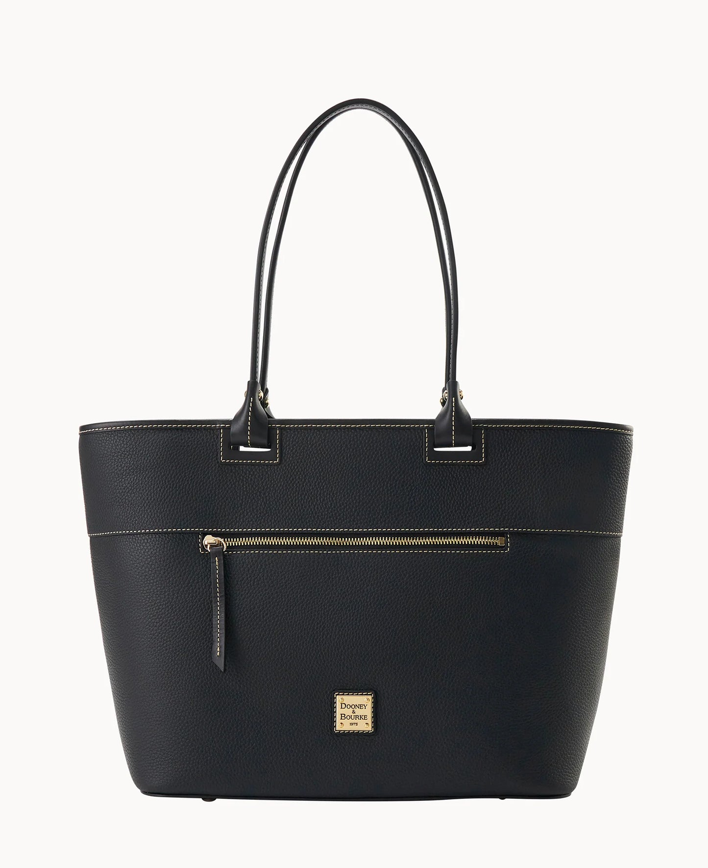 Pebble Grain Large Zip Tote