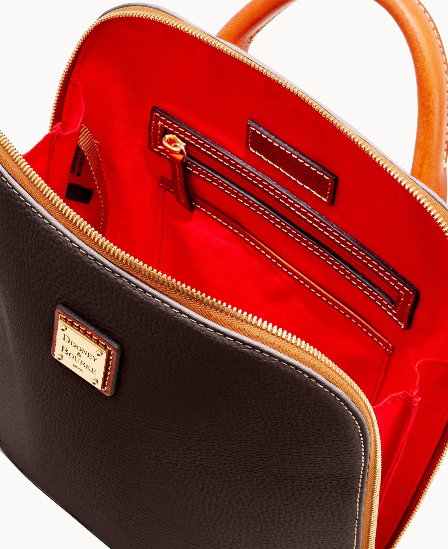 Pebble Grain Zip Pod Backpack
