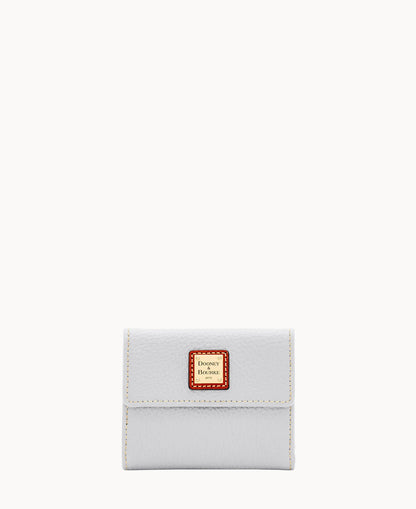 Pebble Grain Small Flap Wallet