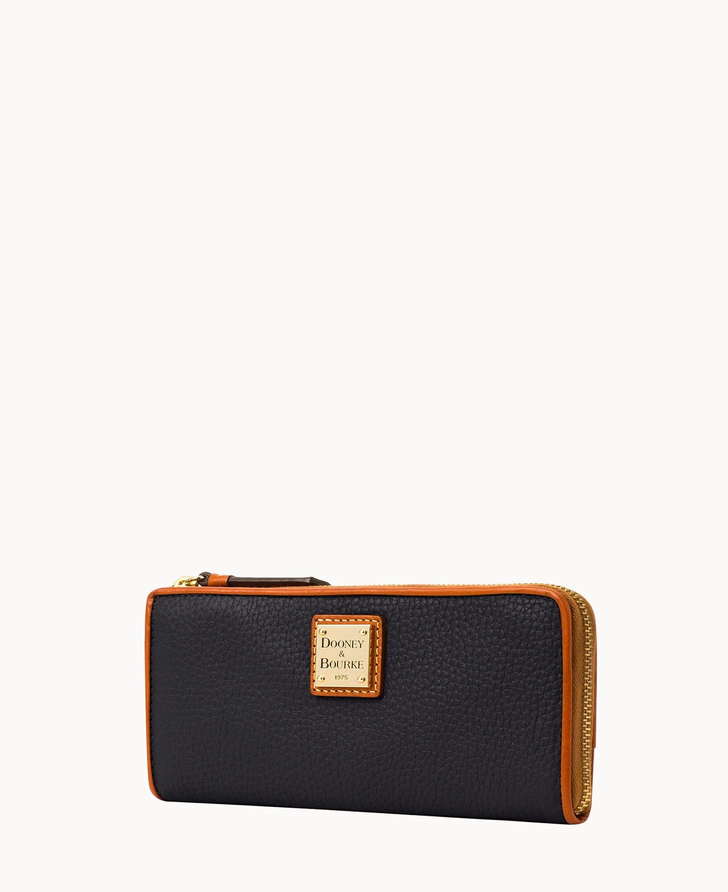 Pebble Grain Zip Clutch