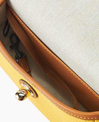 Pebble Grain Turnlock Crossbody 22