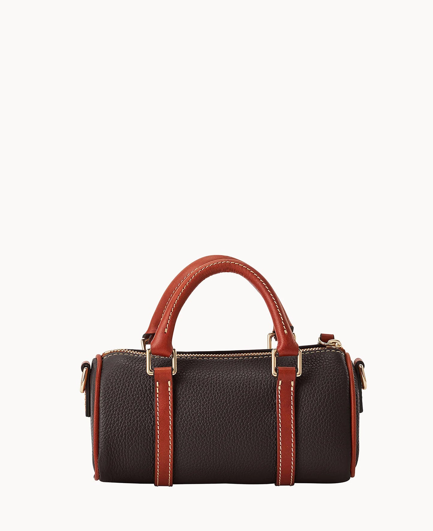 Pebble Grain Crossbody Barrel Satchel 20