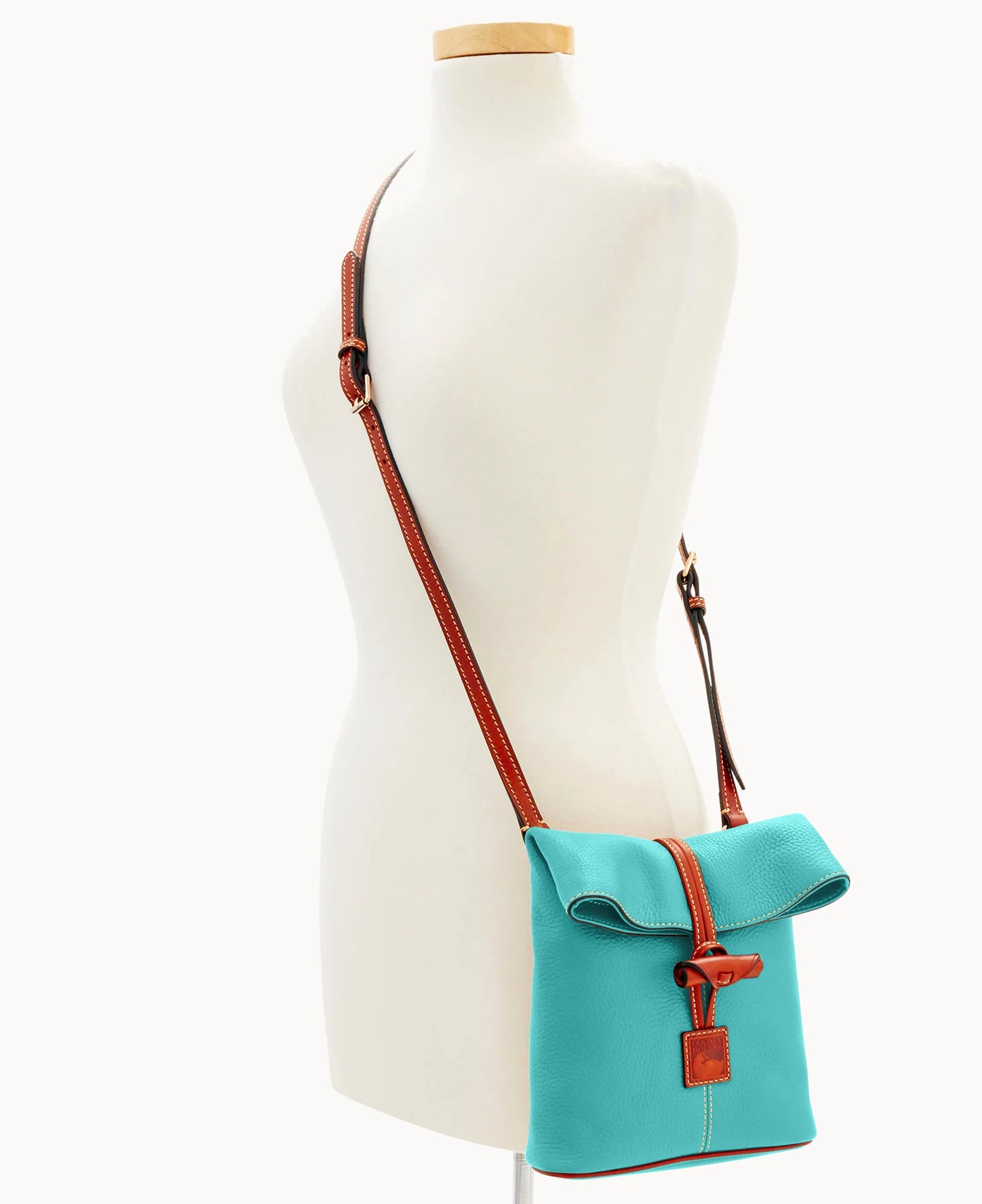 Pebble Grain Toggle Crossbody