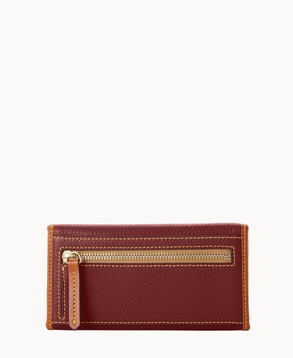 Pebble Grain Continental Clutch
