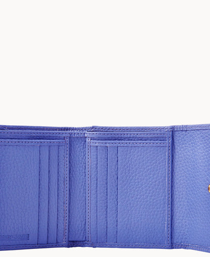 Pebble Grain Small Flap Wallet