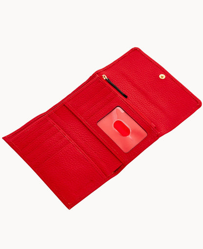 Pebble Grain Flap Wallet