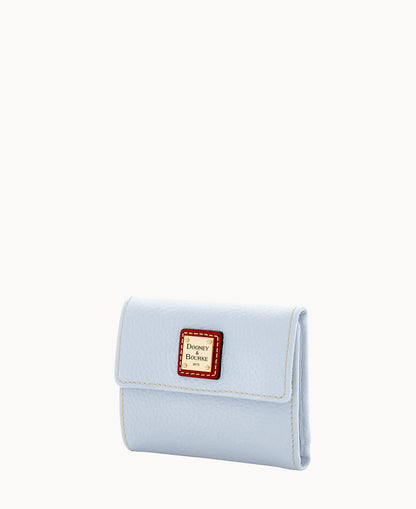 Pebble Grain Small Flap Wallet