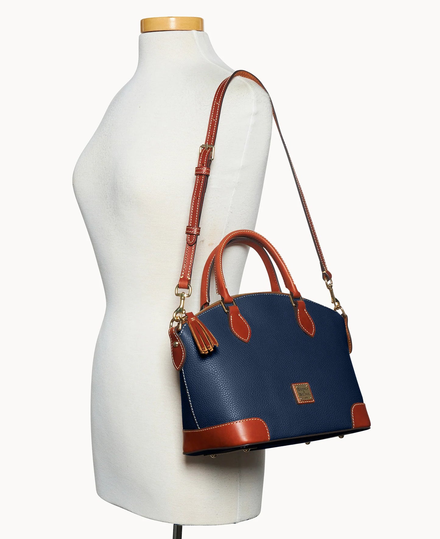 Pebble Grain Geena Satchel