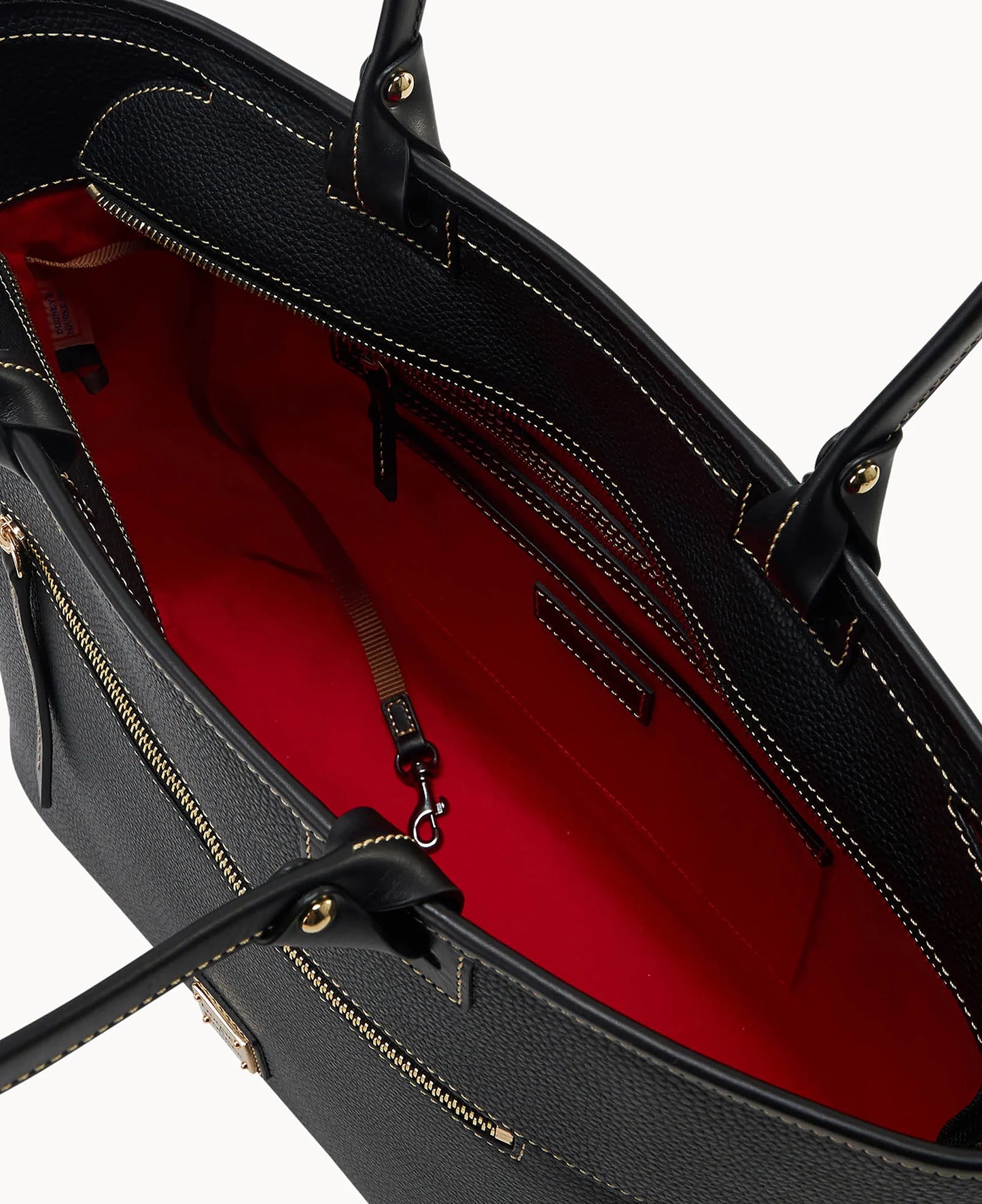 Pebble Grain Large Zip Tote