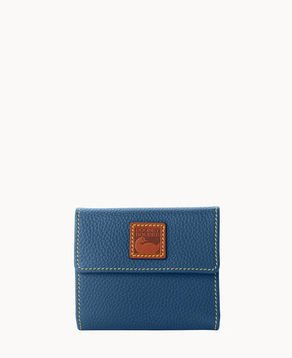 Pebble Grain Small Flap Wallet
