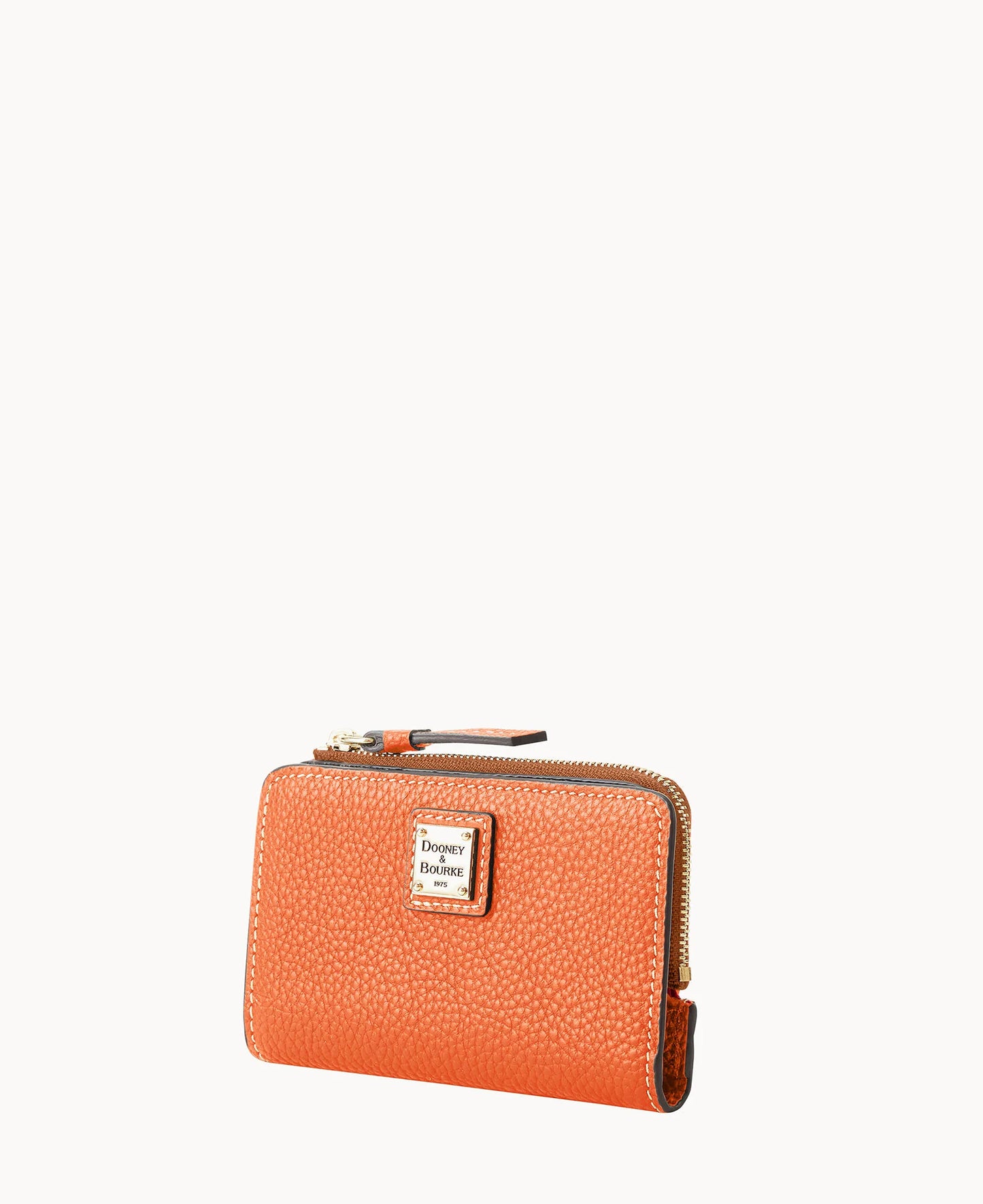Pebble Grain Zip Credit Card Wallet 14