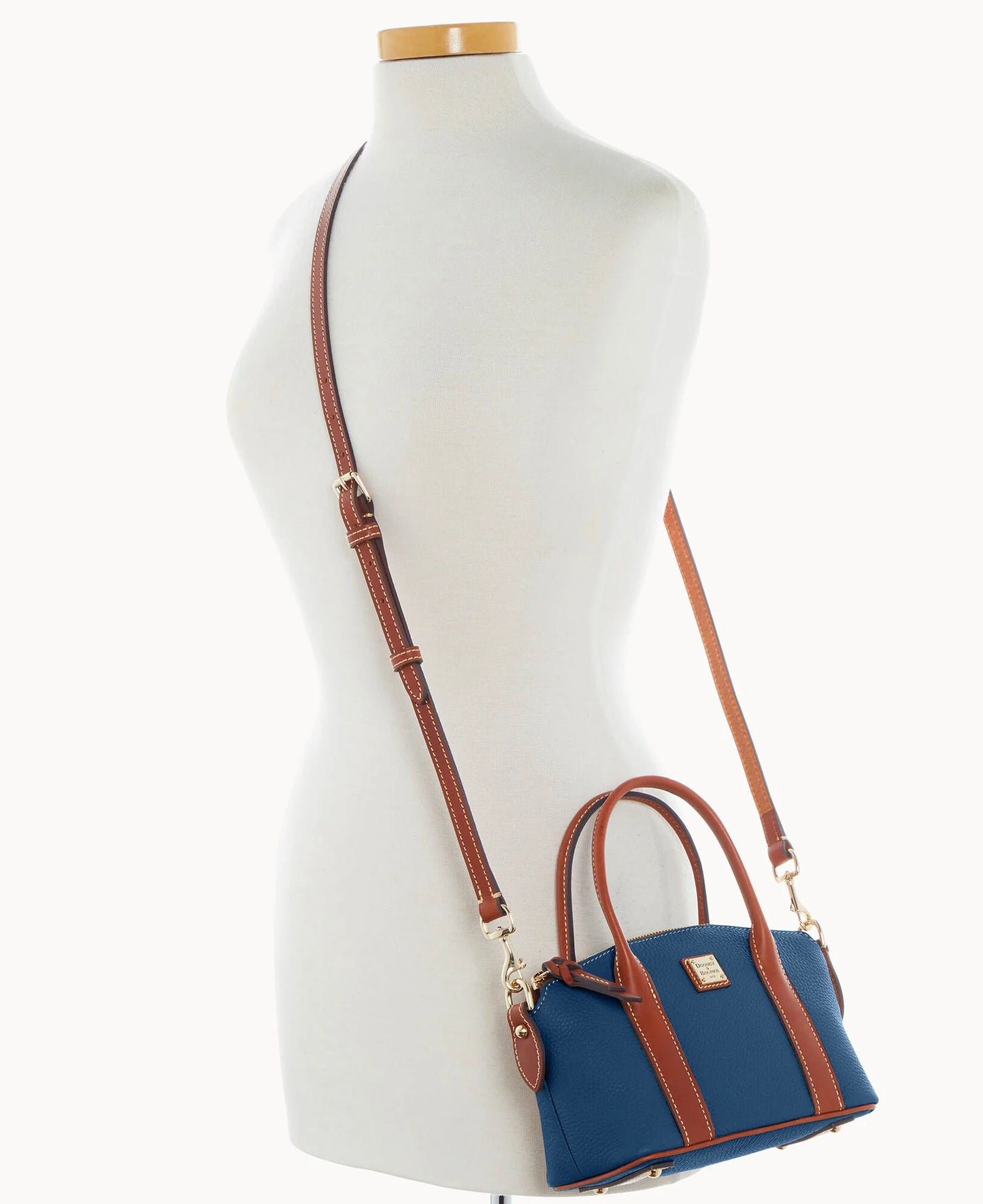 Pebble Grain Small Madeline Satchel