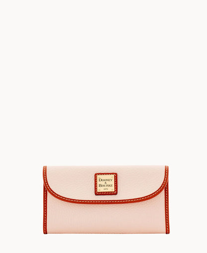 Pebble Grain Continental Clutch