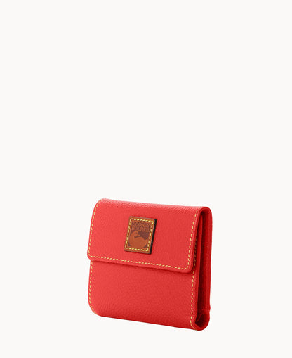 Pebble Grain Small Flap Wallet
