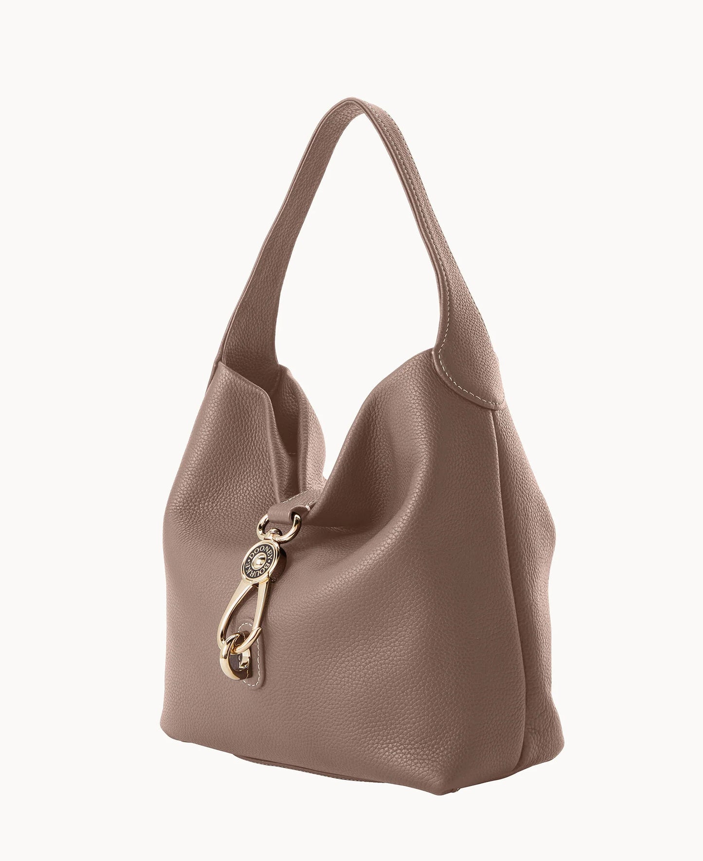 Pebble Grain Small Logo Lock Sac