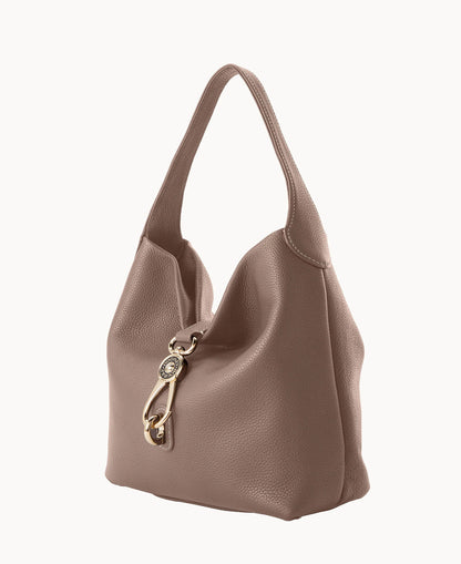 Pebble Grain Small Logo Lock Sac