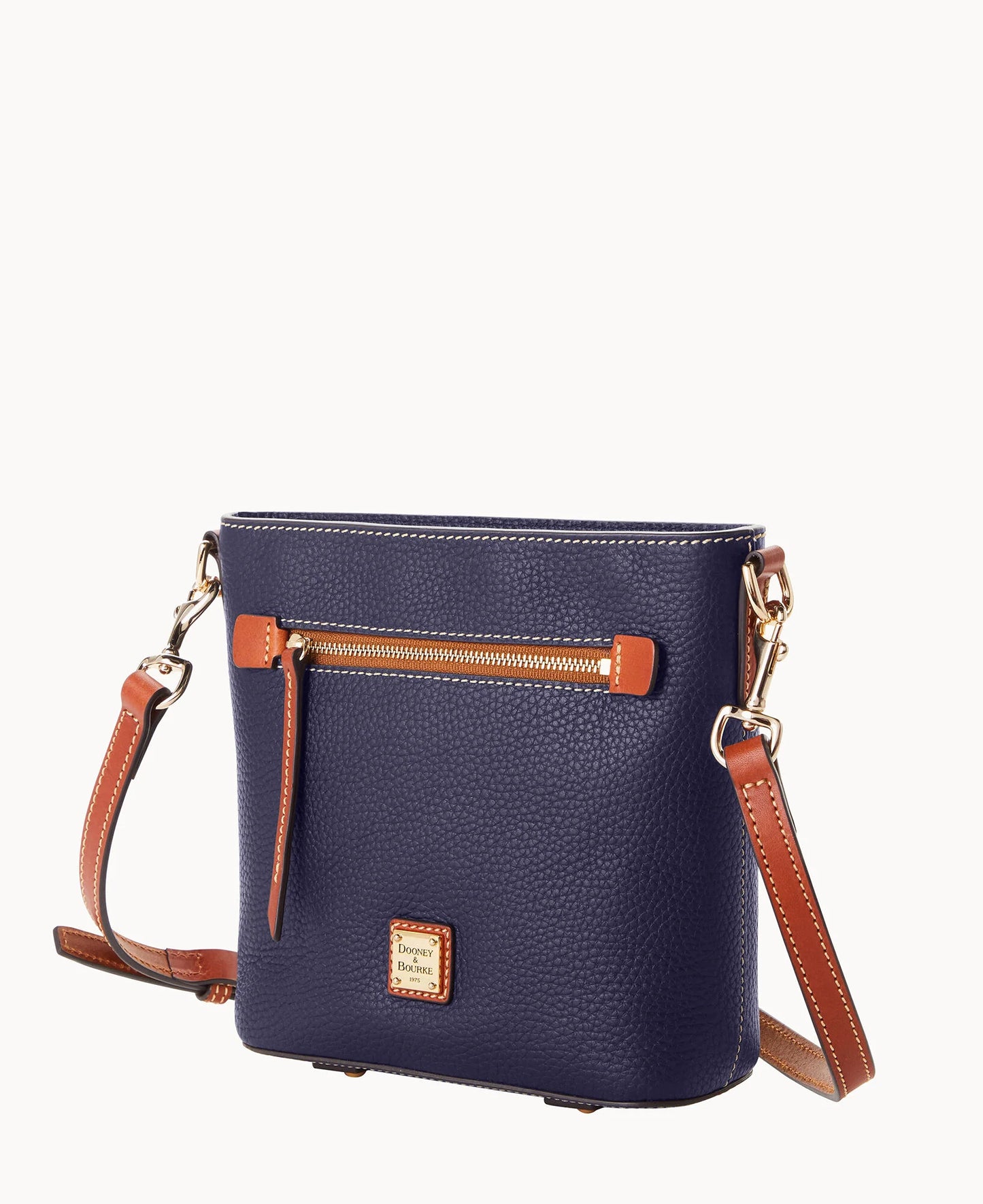 Pebble Grain Small Zip Crossbody