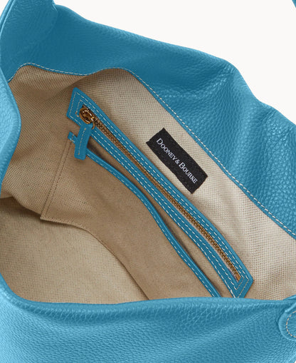 Pebble Grain Small Logo Lock Sac