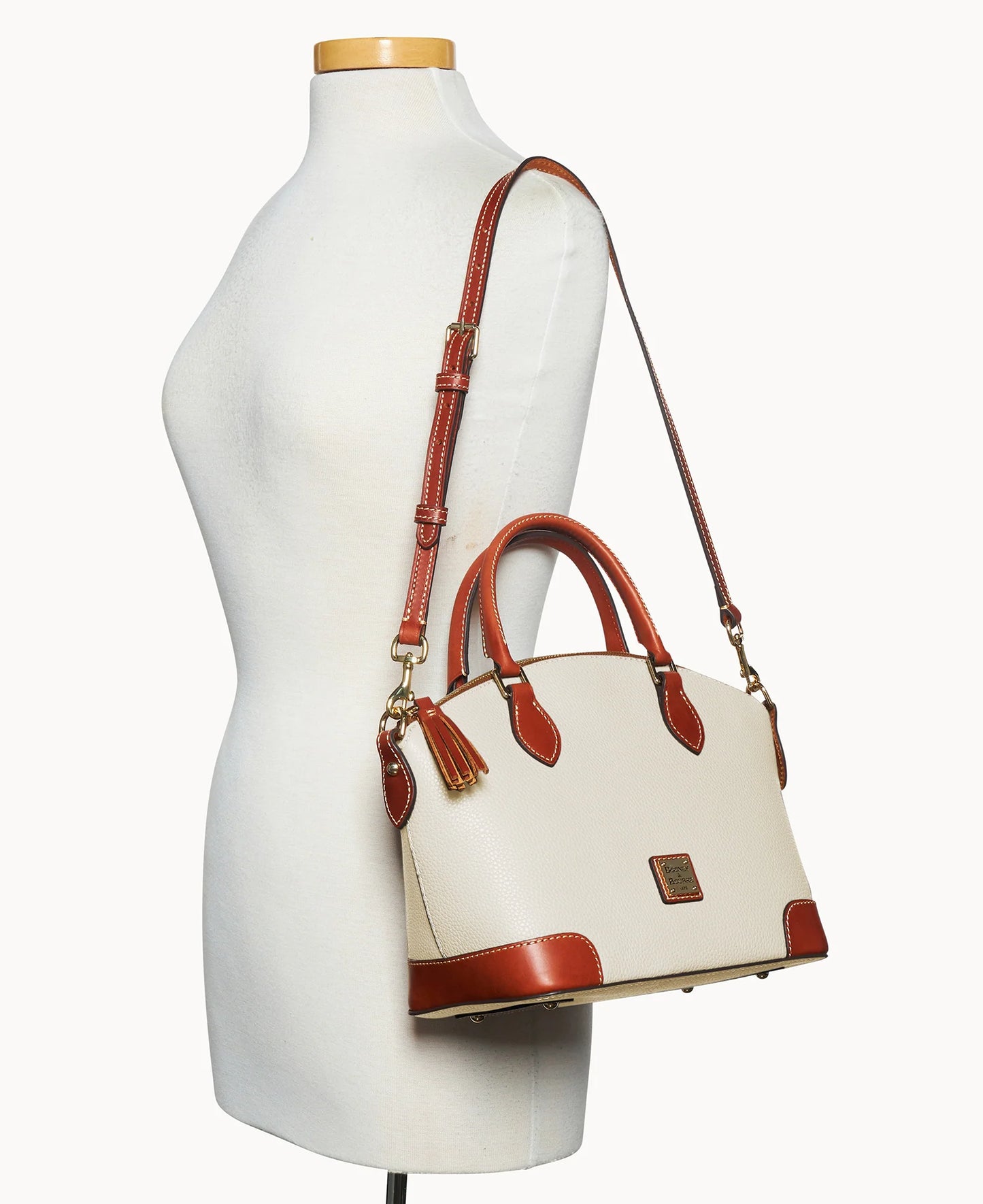 Pebble Grain Geena Satchel