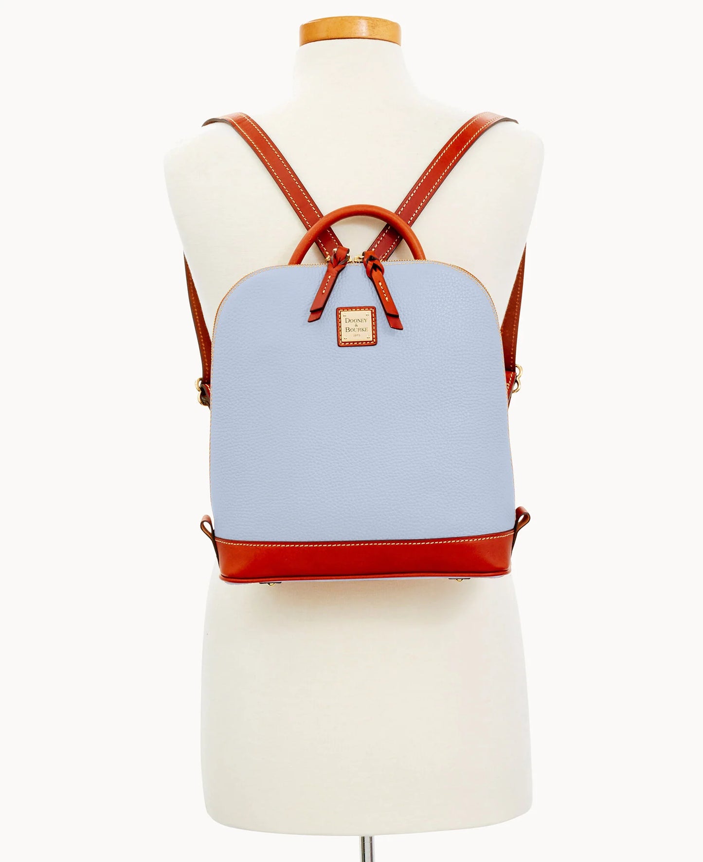 Pebble Grain Zip Pod Backpack