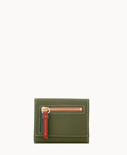 Pebble Grain Small Flap Wallet