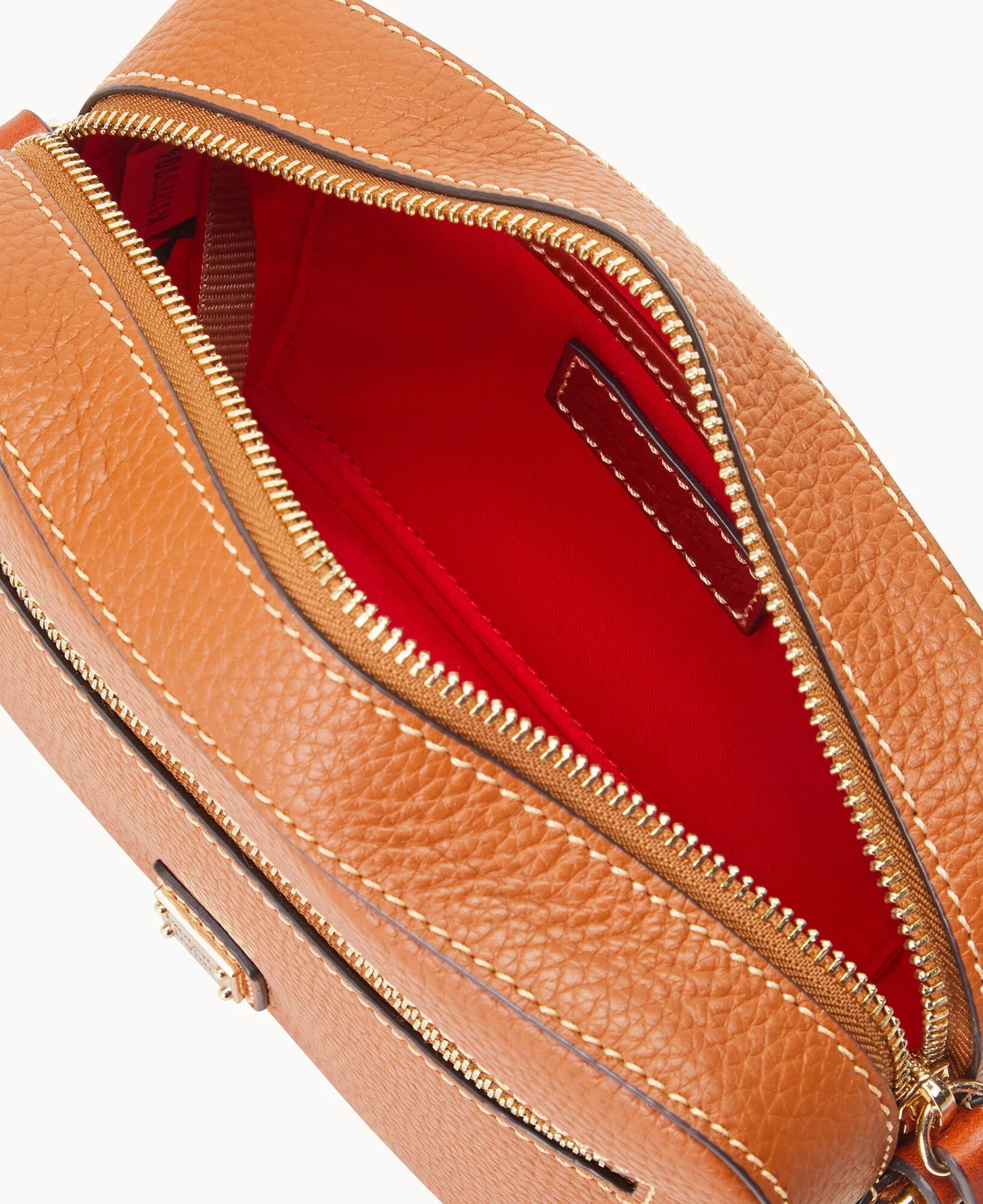 Pebble Grain Camera Zip Crossbody
